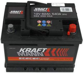 Kraftmann 62Ah jobb+ akkumulátor  562350054