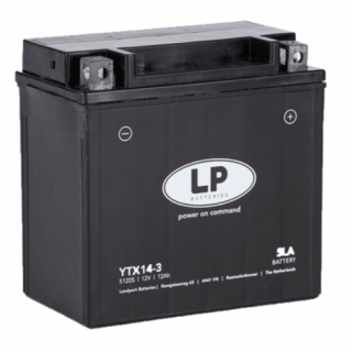 Landport 12V 12Ah AGM+SLA bal+ ( YTX14-4 ) akkumulátor