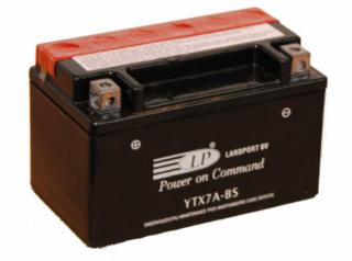Landport 12V 6Ah AGM bal+ ( YTX7A-BS ) akkumulátor