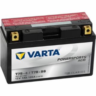 Varta Powersports AGM 7Ah T7B-4/T7B-BS akkumulátor 507901012I314
