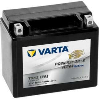 Varta Powersports AGM Active 10Ah TX12 akkumulátor 510909017I312