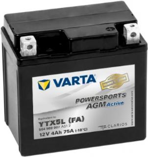 Varta Powersports AGM Active 4Ah YTX5L-4 akkumulátor