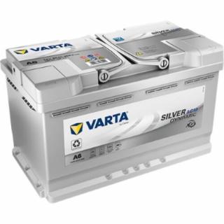 Varta Silver Dynamic AGM 80Ah jobb+ 580901080J382 akkumulátor