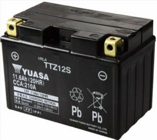 YUASA 12V 11Ah TTZ12S-BS bal+ AGM akkumulátor