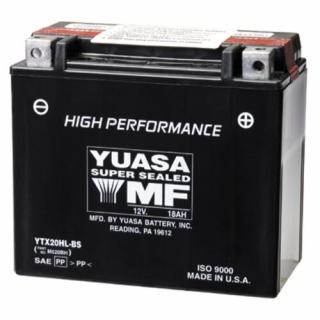 YUASA 12V 18Ah YTX20HL-BS jobb+ AGM akkumulátor