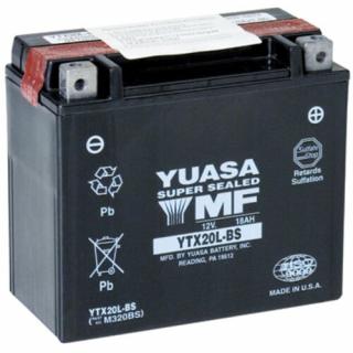 YUASA 12V 18Ah YTX20L-BS jobb+ AGM akkumulátor