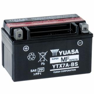 YUASA 12V 6Ah YTX7A-BS bal+ AGM akkumulátor