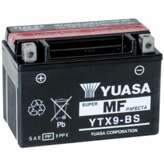 YUASA 12V 8Ah YTX9-BS bal+ AGM akkumulátor