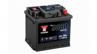 Yuasa 50Ah AGM jobb+ akkumulátor YBX9012