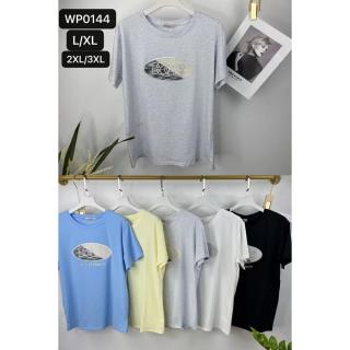 EMT Póló pamut női póló mintás – L/XL Fekete