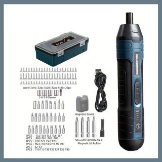 3.6V Vezeték Nélküli Csavarhúzó – 105 darabos készlet LH13268