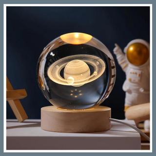 3D lézergravírozott kristálygömb asztali lámpa UJA5534-03