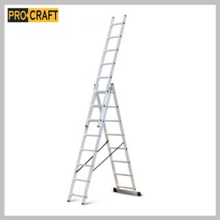 Alumínium háromrészes létra 3x12 Procraft PLA3.788