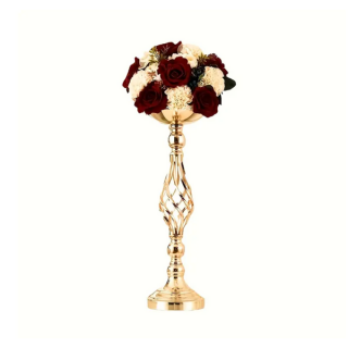 Arany színű dekoratív fém gyertyatartó – 53 cm JK1215466-1