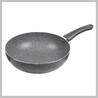 Banquet gránitszürke wok serpenyő, 84749018, 28 cm