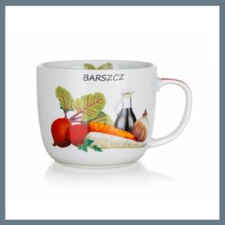 BANQUET porcelán leveses bögre, 730 ml 60JG001BSC