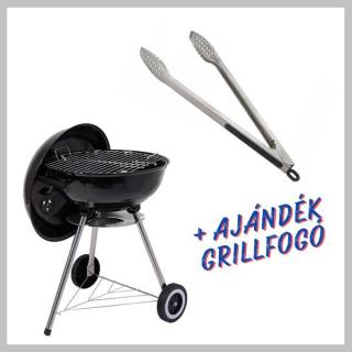 Chracoal Grill BARI 46cm 13027 + AJÁNDÉK Cattara Shark grillfogó, 45 cm 13075