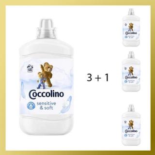 Coccolino Sensitive Pure öblítőkoncentrátum 1700ml/68 mosás 3+1 AKCIÓ 24170132akcio