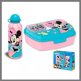 Disney Minnie Mermaid szendvicsdoboz + alumínium kulacs szett EWA30011MN