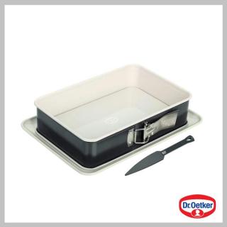 Dr Oetker exkluzív zománcozott tortaforma spatulával 4521