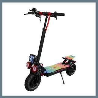 E-Scooter Összecsukható elektromos roller 2000W dupla motoros,40km/h sebességgel, Bluetooth hangszóróval HOLM8495