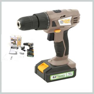 Far Tools akkumulátoros fúró-csavarozó 18V Li-Ion – 1,3 Ah 215118