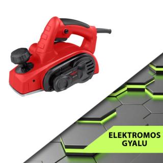 Forja elektromos Gyalu, 710 W, 16500 ford./perc, gyalulási mélység 0-2 mm, gyalulási szélesség 82 mm - FEP710A