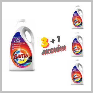 GAMA Color  Dark 4.15 liter (80 mosás) mosógél 3+1 Akció! ZT-6697A