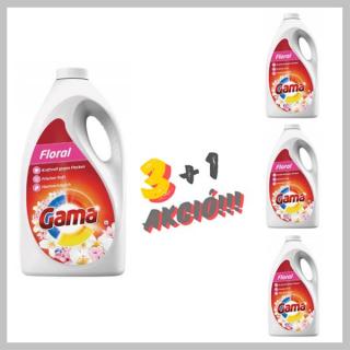 GAMA Floral 5 liter (100 mosás) mosógél 3+1 Akció! ZT-6698A