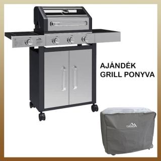 Gázgrill WINDOW 3+1 mobil  + AJÁNDÉK GRILL PONYVA 99BB012-ponyva