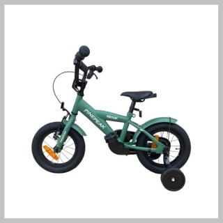 Gyermek kerékpár segédkerekekkel zöld, 12BIKEGREEN