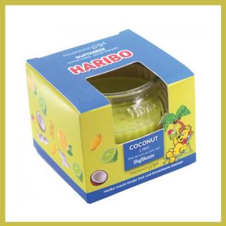 Haribo gumicukor  gyertya 85g - Kókusz-lime - Az aroma varázsa minden gyertyában 13650