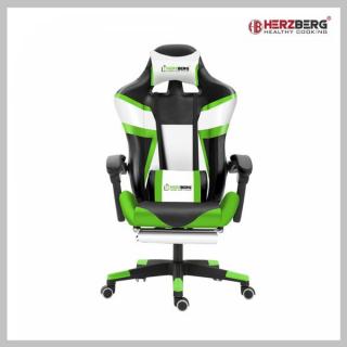 Herzberg  Tricolor gamer- és irodai szék zöld HG-8082Z