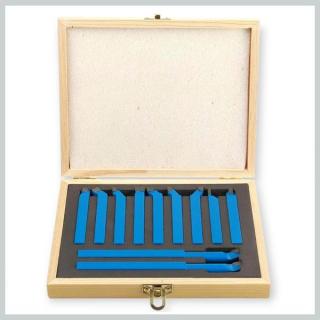 Hitman HA-0027 - Eszterga kés készlet, 11 db-os, 12x12 mm méretben