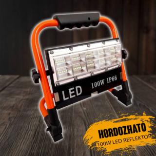 Hordozható 100W led reflektor