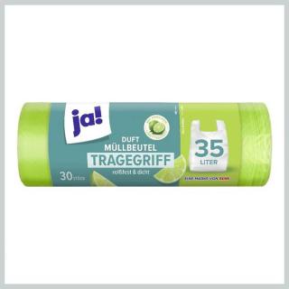 ja! Illatos szemeteszsák hordfüllel, 35 liter, 30 darab 7647161