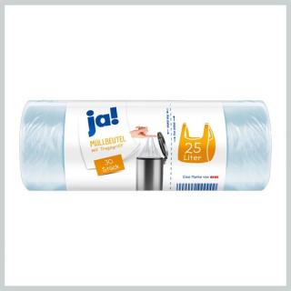 ja! Szemeteszsák hordfüllel, 25 liter, 30 darab 1098419