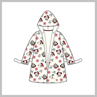 Karácsonyi disney Minnie egér köntös, fehér SNXXH20059A