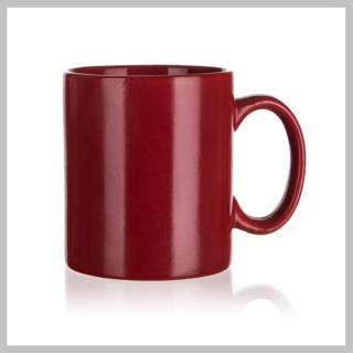 Kerámia bögre MAT 350ml, Bordó 60210309