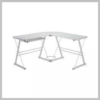 L alakú íróasztal fehér HOP1000878-4