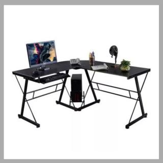 L alakú íróasztal HOP1000878 fekete