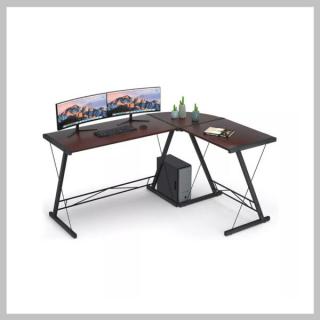 L alakú íróasztal sötét barna HOP1000878-3