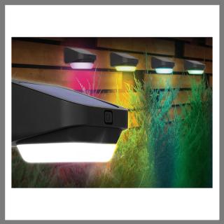 LED RGB napelemes kerti lámpa 1+1 akció  ZT123182