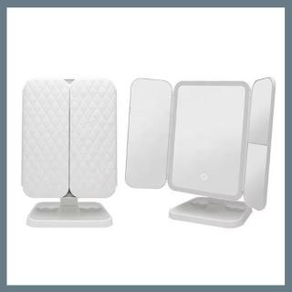 LED Sminktükör - Zoom, világítás, érintőgomb, USB TVJ-103
