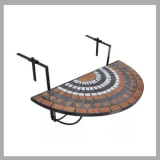 Lehajtható balkon asztal HOP1000929-2 barna