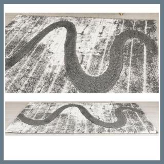London Szürke-Fehér Ombre Mintás 160x220 Szőnyeg 02105A-VIZON-160220