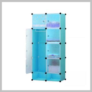 Műanyag elemes szekrény kék HOP1000976-2
