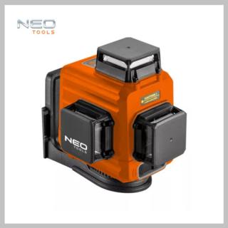 NEO Tools  lézeres szintező, 3d, 15m, piros lézer, kofferben, akkus T75-104