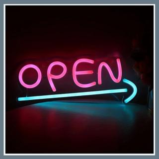 Neon LED világító dekoráció - "Open" felirat UJA5522