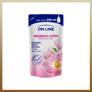 On Line folyékony krémszappan utántöltő MagnóliaLótusz 500ml 24170580